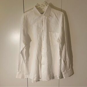 GEORG ROTH of Germany White Button Down. Size Large.
